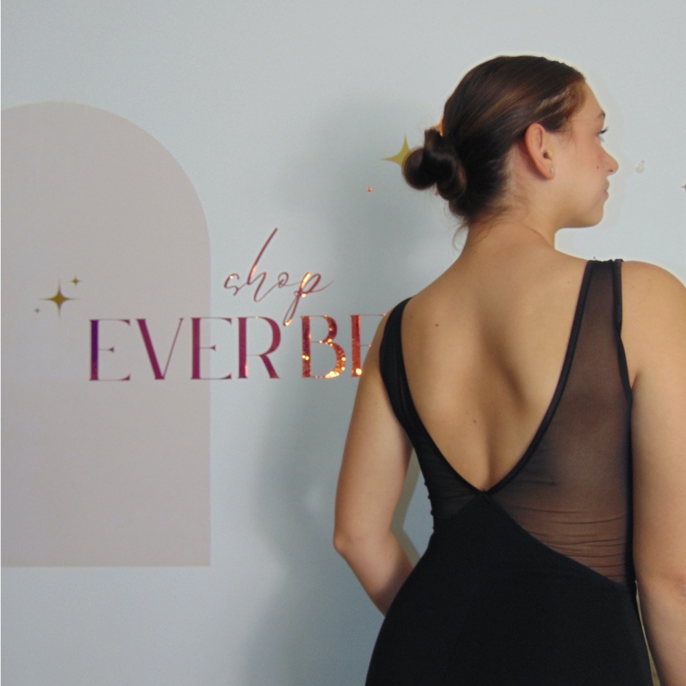 Open Back Bandage Midi Dress with Mesh Cutouts